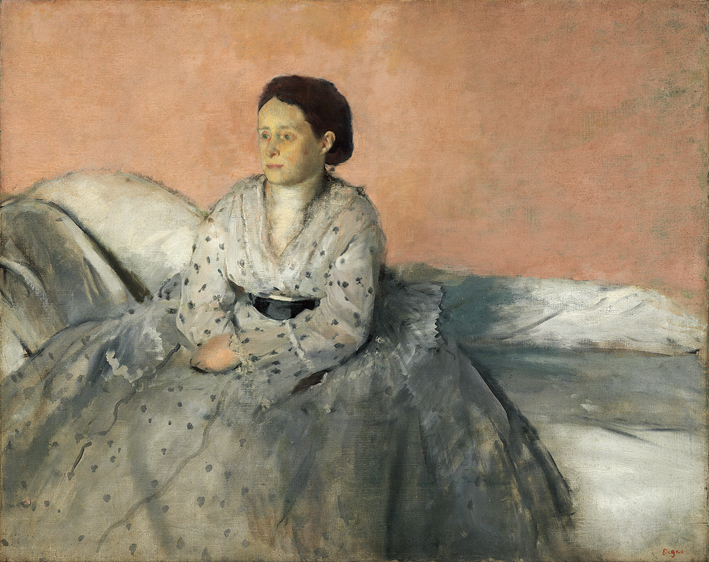  埃德加·德加 Edgar Degas—— 女士肖像 (2)
